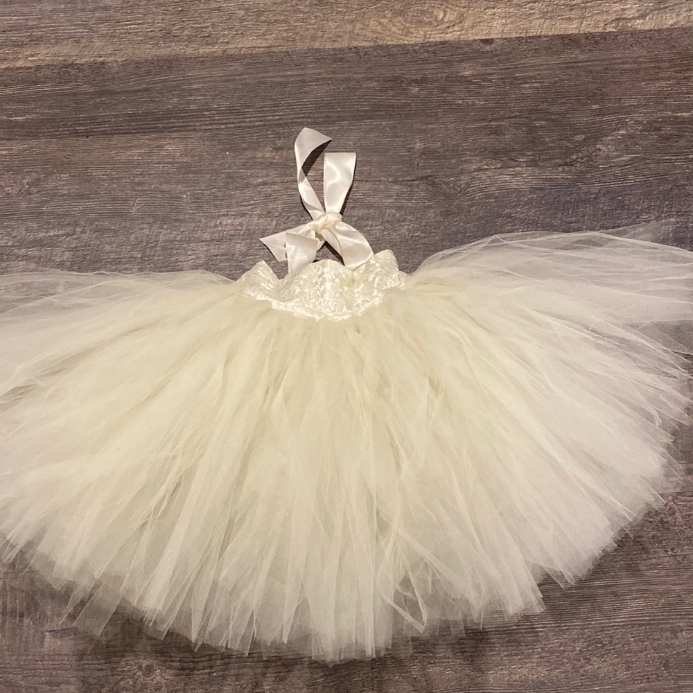 Ivory Flower Girl/Baptism Dress